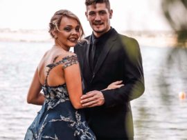 Madeleine Taylor van Ferdies saam met haar metgesel, Elmar van der Merwe. FOTO: Maureen Bekker van Pieces fotografie.