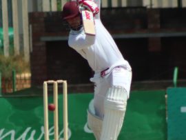 Nicholas Smit plays a delightful cover drive