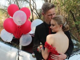 Kïan Le Roux en Monika Engelbrecht van Volkies. FOTO: Met-Marie van den Berg