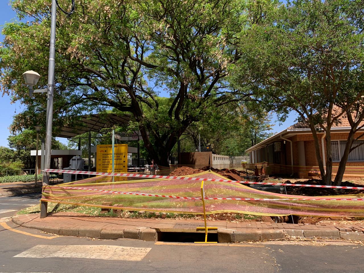 Die sloot waarin Van de Venter geval het. Foto: Verskaf