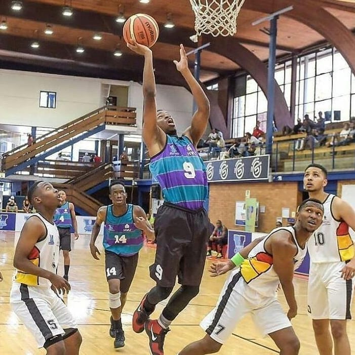 Itumeleng Radiokana in action for NWU