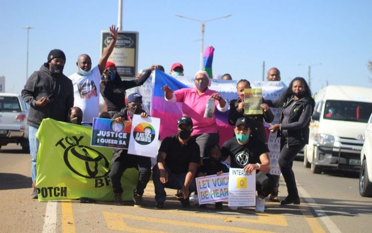 Social Justice and the community stand against violence towards the LGBTIQ community.