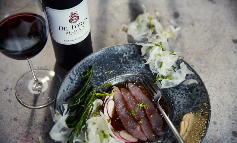 Saturday entertain, 13 November,De Toren's Asian-style marinated yellowtail