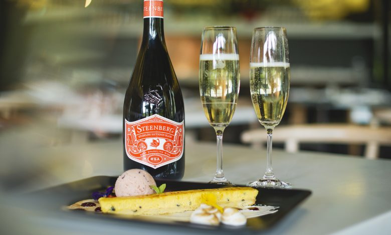 Steenberg Sparkling Sauvignon Blanc and Passion Fruit Tart - HR1