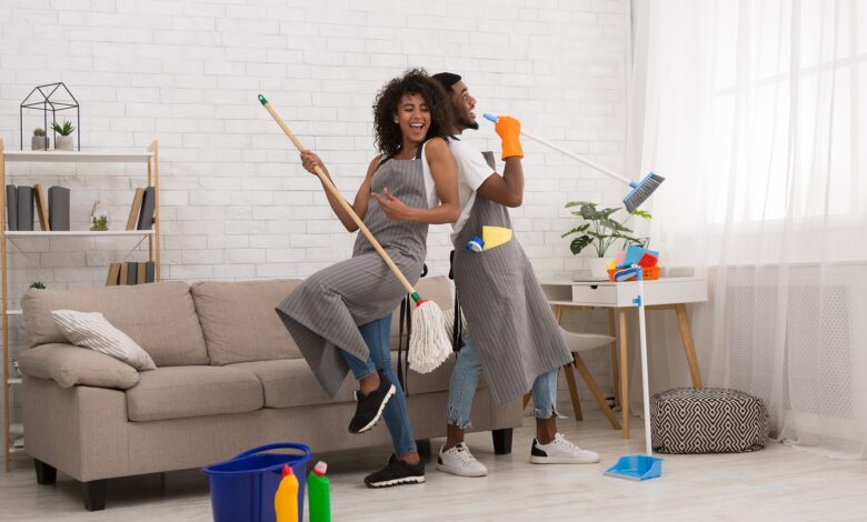Domestic,Music,Band,-,Black,Man,And,Woman,Having,Fun