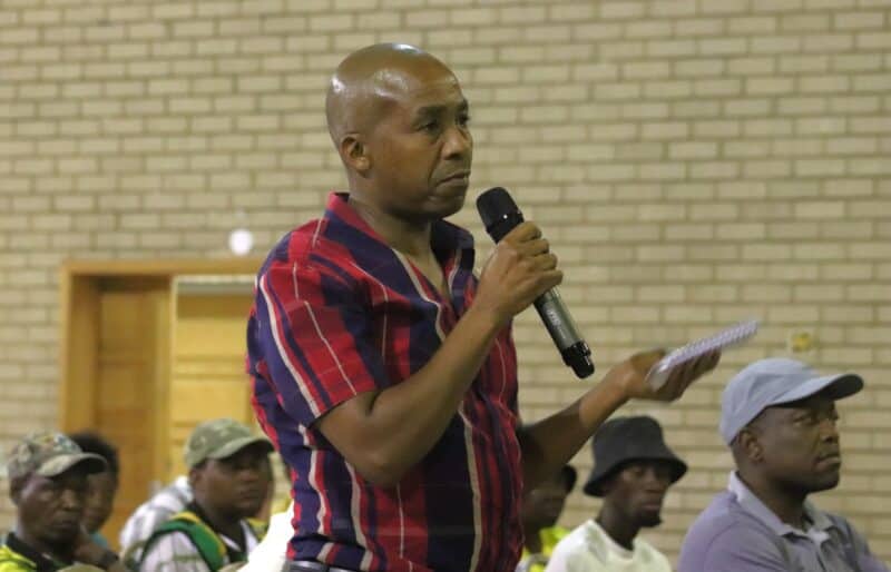 Resident asking service delivery questions.