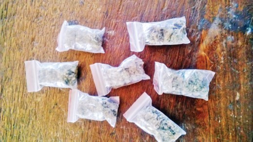 Some of the packets that were found at Matsie-Steyn- Kopanong Primary School.