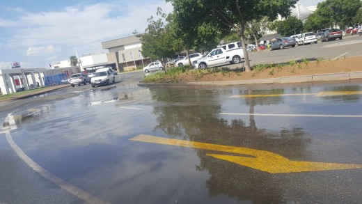 Water leak in Nile Drive