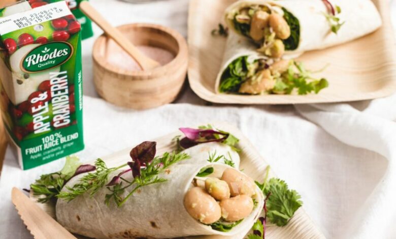 27 DECEMBER - Meatless Monday - Butter bean and avo wraps