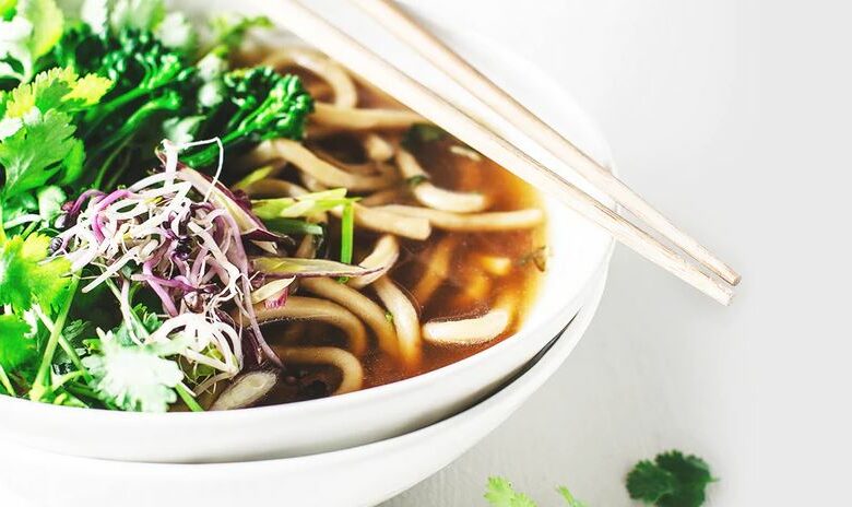 25 APRIL - MEATLESS MONDAY - Green tea noodle bowl