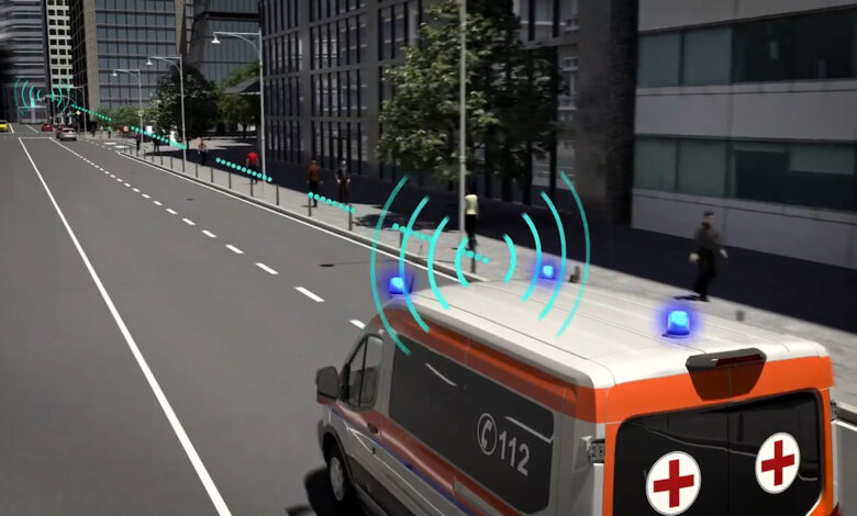 Ford’s Smart Traffic Lights Go Green for Emergency Vehicles