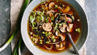 24 MAY WFD - Easy mushroom miso soup (Medium)