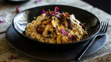 6 JUNE - MEATLESS MONDAY – Mushroom and lemon risotto