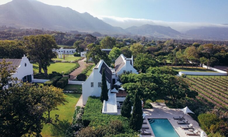 Steenberg Hotel & Spa Aerial shot