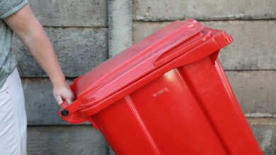 Take your bin in after rubbish collection.