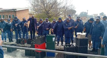 The Sedibeng SAPS, together with various stakeholders, carried out a liquor disposal operation.