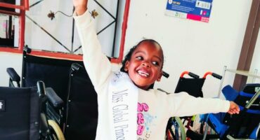 Oritonda Mabaso, a six-year-old Miss Global Princess South Africa 2026 finalist.