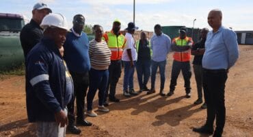 Substation sod turning