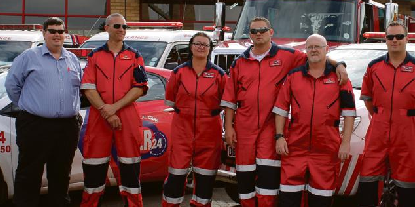 Gavin Edwards (Potchefstroom), Michael Smith (bestuurder: ondersteuningsdienste), Charlene Bezuidenhout (Johannesburg sentraal), Hentie Malan (Johannesburg Wes), Martin Cole (bestuurder: ondersteuningsdienste), Gareth Staley (streekbestuurder: Gauteng) en André Bronkhorst (Vaaldriehoek). Foto’s: Carla du Plessis
