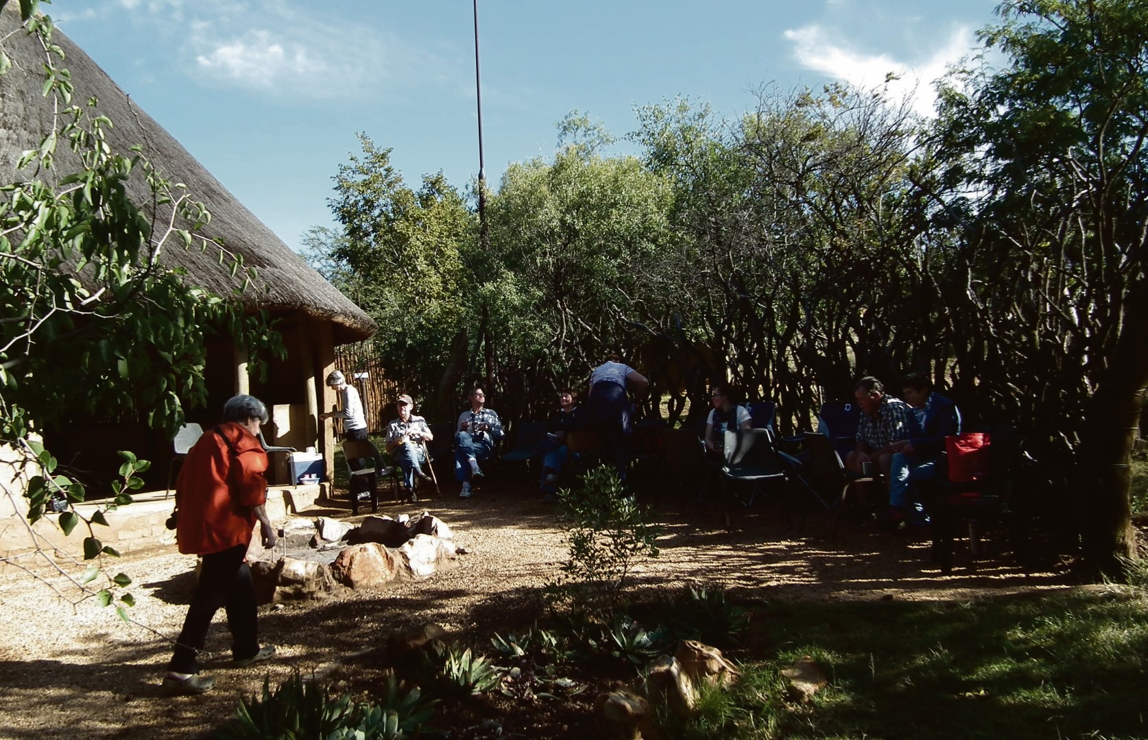 After the bird watching at Twhane Bush Lodge in April, club members enjoyed the treats from their picnic baskets.