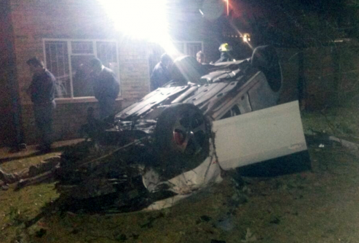 The accident scene wher on person died an tho where injured.