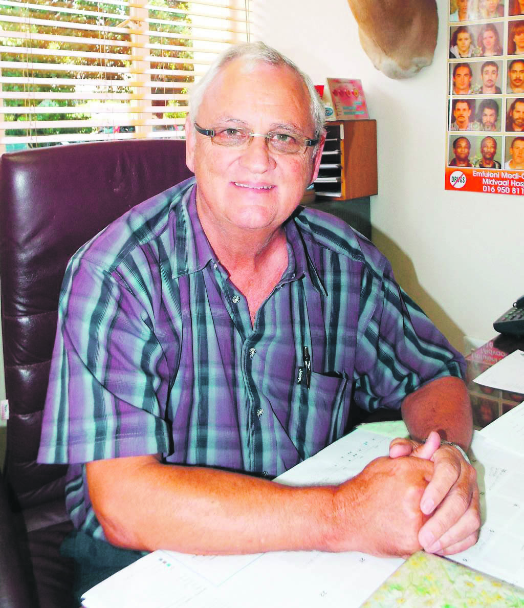 CP de Jager, well-known psychologist and psychometrist at Emfuleni Orientation Centre. Foto: Retha Fitchat