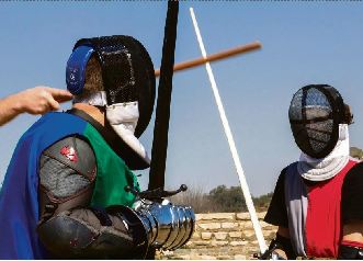 The medieval sword fighting added to the uniqueness of the Highland Festival.