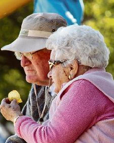 Left: Young and old had a great time at the Highland Festival.