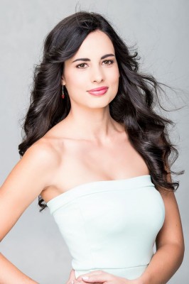 The lovely Sarah Botes of Vanderbijlpark, semi-finalists in the Miss SA competition.