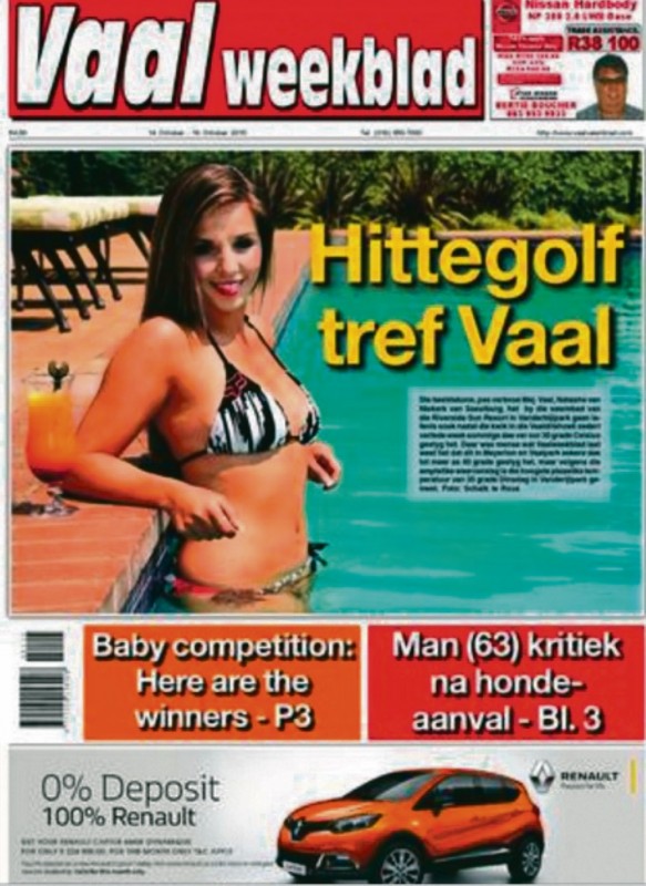 Vaalweekblad het in Oktober en November verlede jaar berig oor die kwaai hittegolwe wat die temperatuur in die Vaaldriehoek gereeld tot in die lae 30 grade laat styg het. Min het ons toe geweet dat ons in Januarie 2016 temperature van diep in die 30 grade, en plek-plek meer as 40 grade in die Vaaldriehoek sou moes verduur!