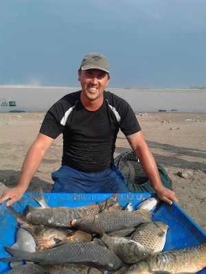 Peet Janse van Rensburg mag maar spog met sy goeie vangs!