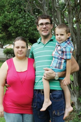 Marko saam met sy pa, André en sy ma Nicolene.