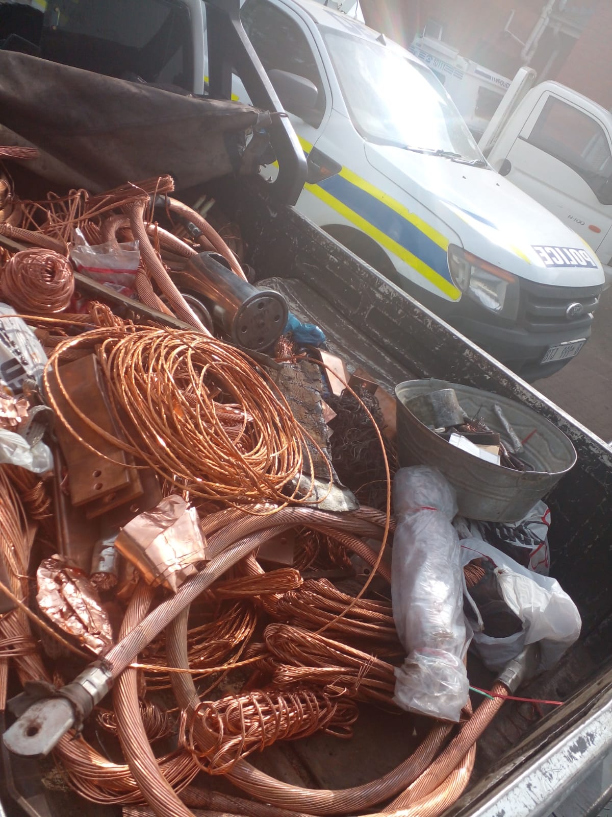 PICS: Duo arrested for possession of stolen copper cable | Vaalweekblad