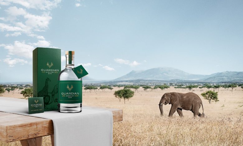 Guardian African Gin styled