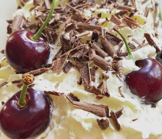 12 DECEMBER - Sunday spoil - Black Forest roulade cake