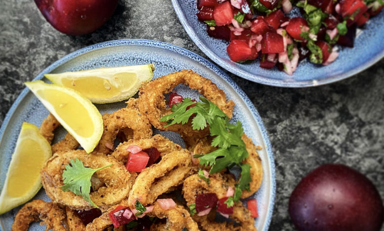 8 DECEMBER - WFD - Crispy calamari with plum chilli salsa