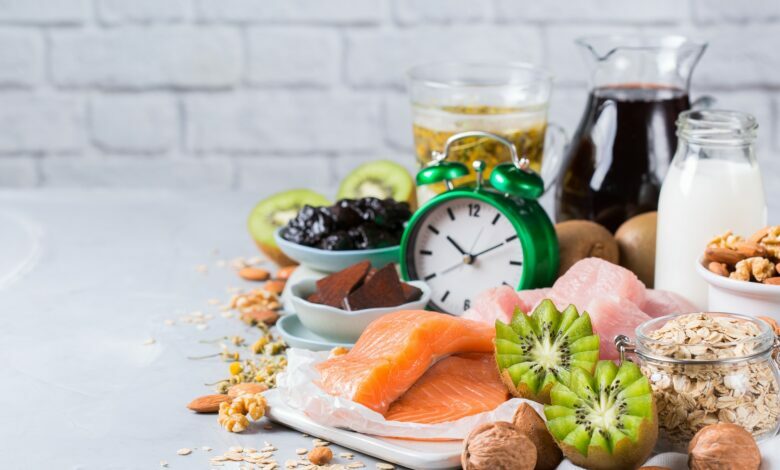 Foods,Rich,In,Sleep,Promoting,Hormone,Melatonin,And,Tryptophan
