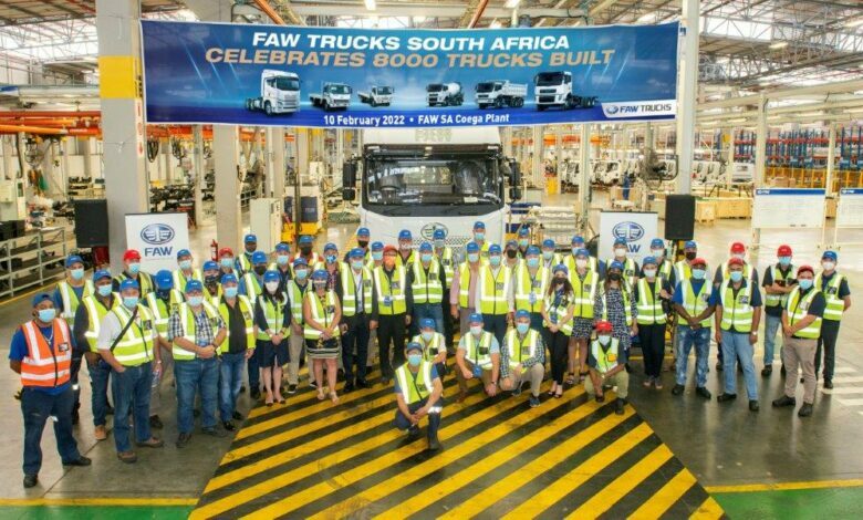 008 FAW 8000th