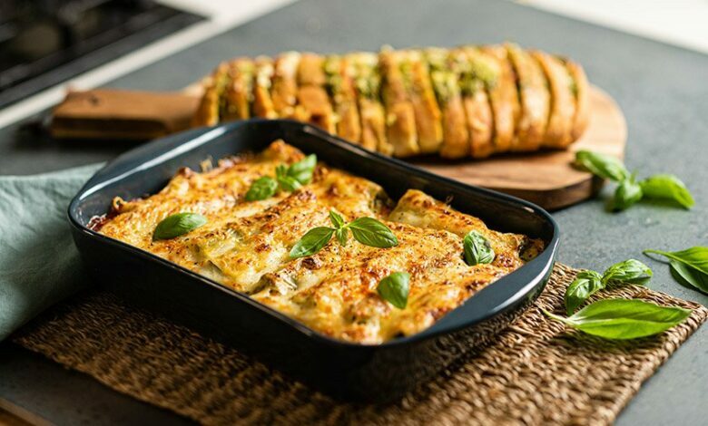 14 FEBRUARY - MEATLESS MONDAY - Spinach and cheese cannelloni
