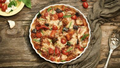 21 FEBRUARY - MEATLESS MONDAY - Caprese roast veg bake