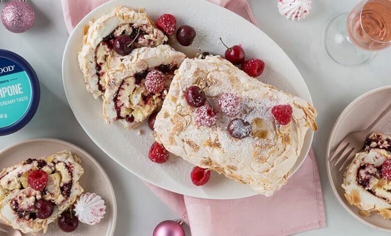 27 FEBRUARY - SUNDAY SPOIL- Berry meringue roulade