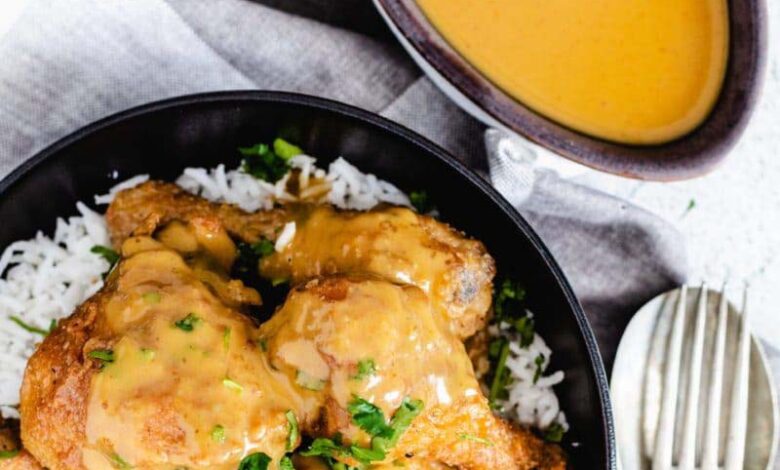 4 MAY- WFD - Crispy fried chicken with masala curry sauce
