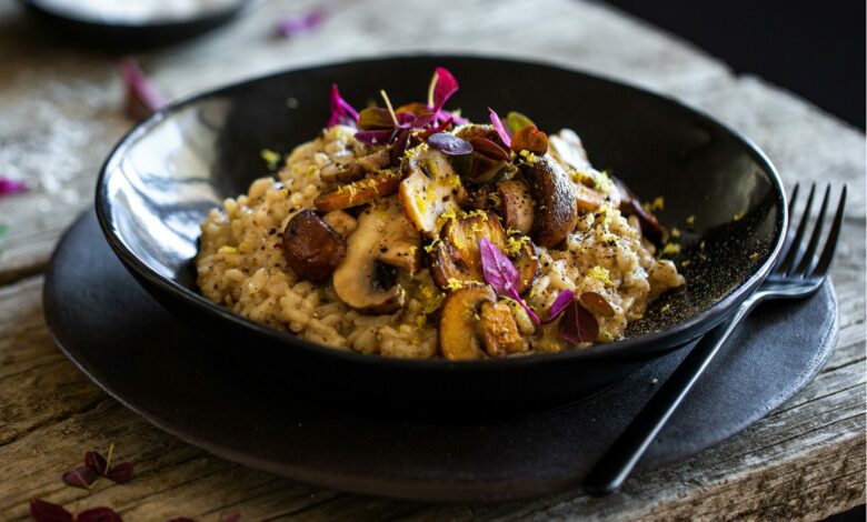 6 JUNE - MEATLESS MONDAY – Mushroom and lemon risotto