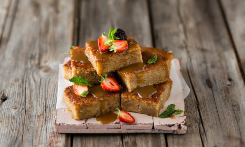 10 JULY - SUNDAY SPOIL - Malva pudding with a salted caramel sauce