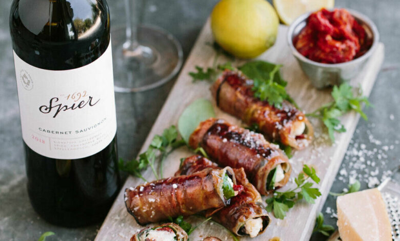27 AUGUST - SATURDAY ENTERTAIN – Aubergine and prosciutto involtini with spinach, ricotta and sun-dried tomato