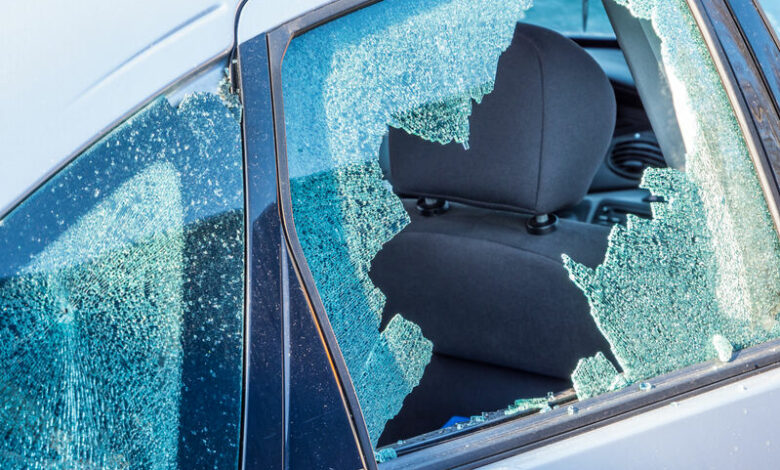 Vandalism car window
