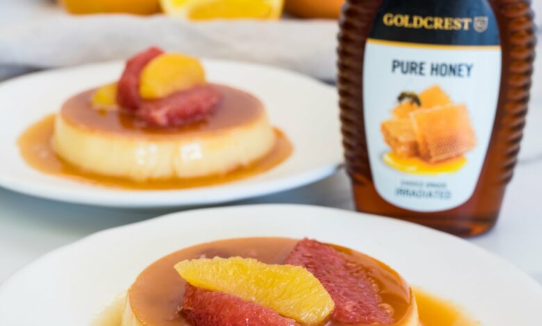 11 SEPTEMBER - SUNDAY SPOIL - Honey and citrus flan