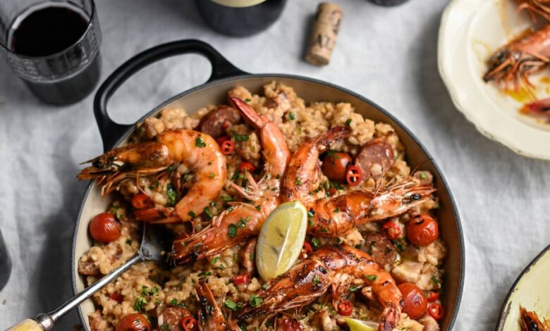 17 SEPTEMBER - Entertain at home - Smoky chorizo and prawn paella