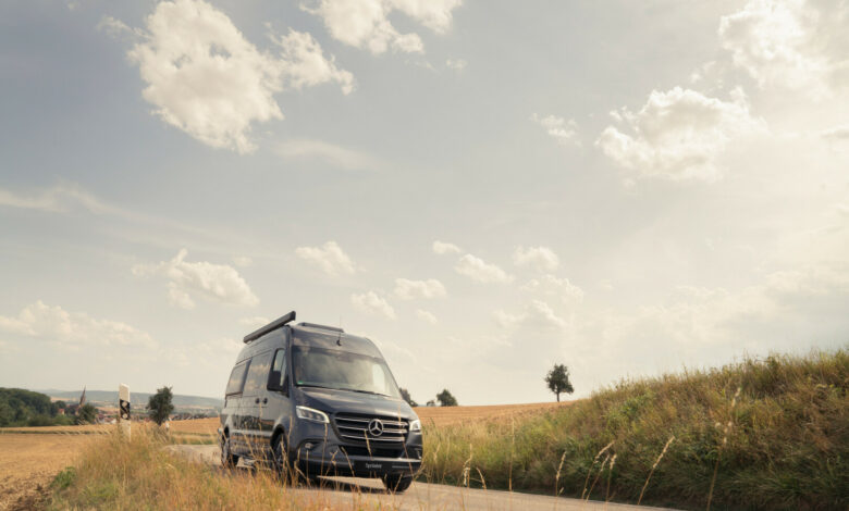 The Mercedes-Benz Sprinter AWD ensures carefree travelling, whether city hopping or mountain meandering