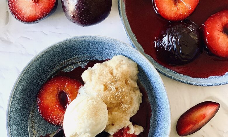 Zola Plums with Dumplings